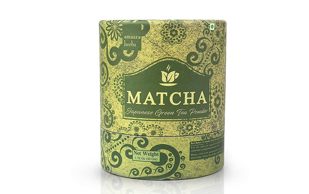 Amaara Herbs Matcha Japanese Green Tea Powder    Can  50 grams